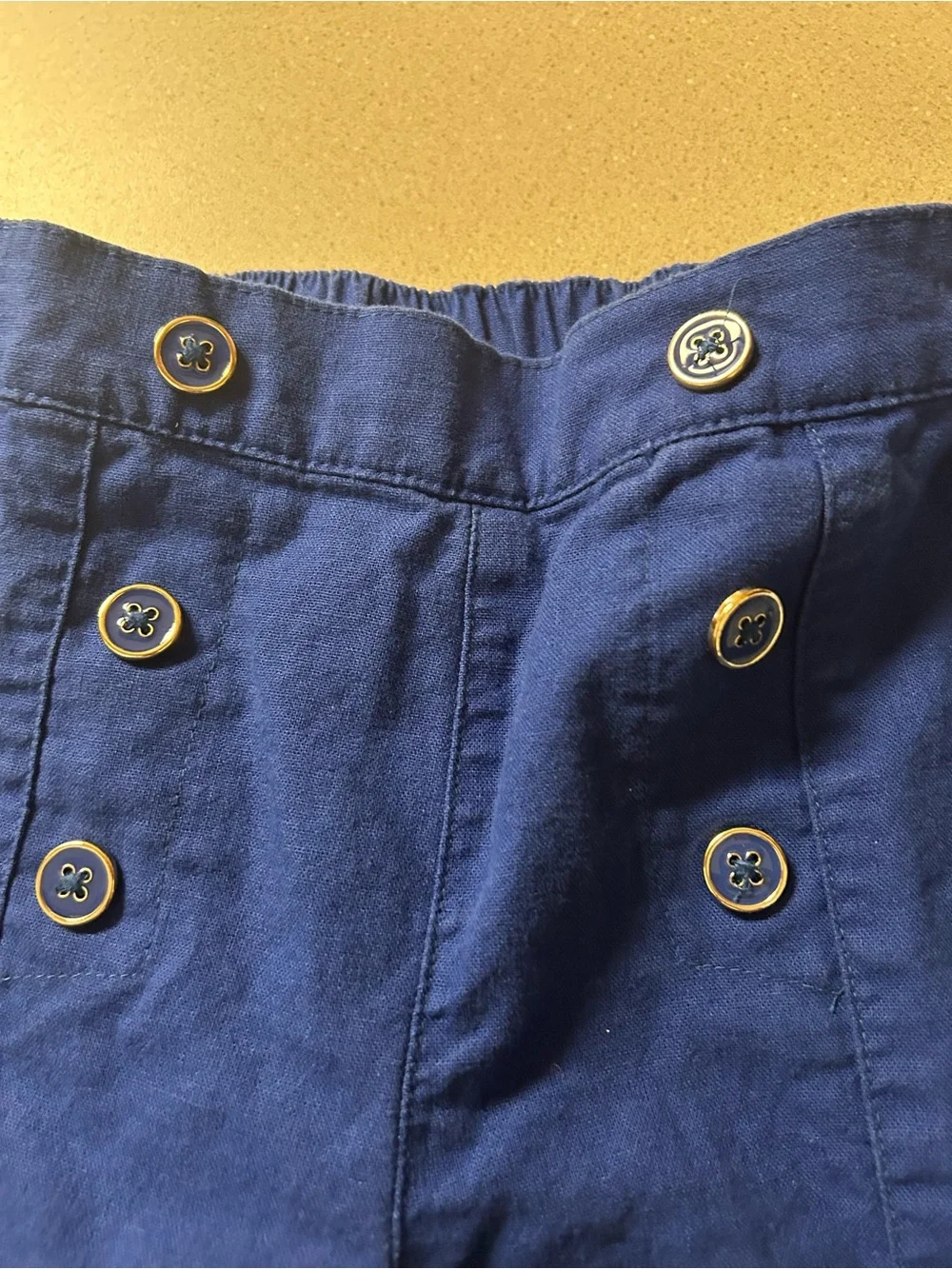 Gymboree Light Blue Embroidered Top with Royal Blue Pants